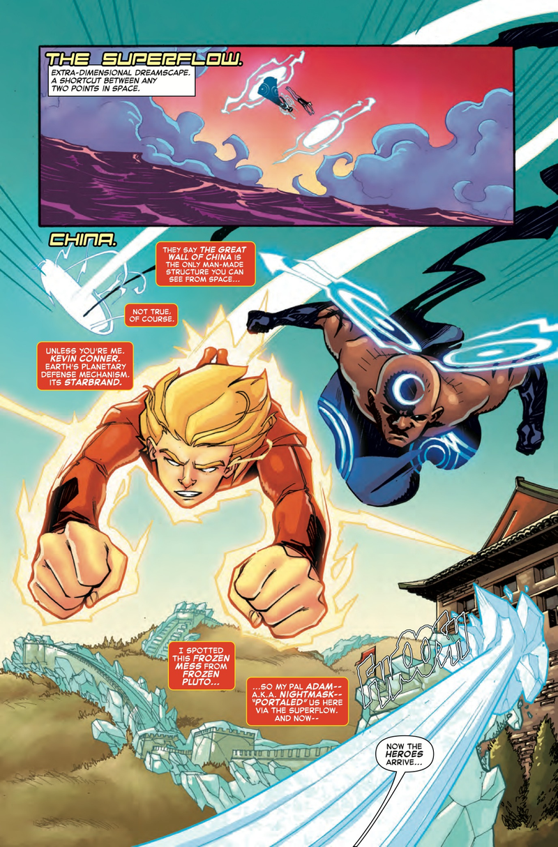 Illustration for article titled Exclusive Marvel preview: The New Universe is college for Starbrand & Nightmask